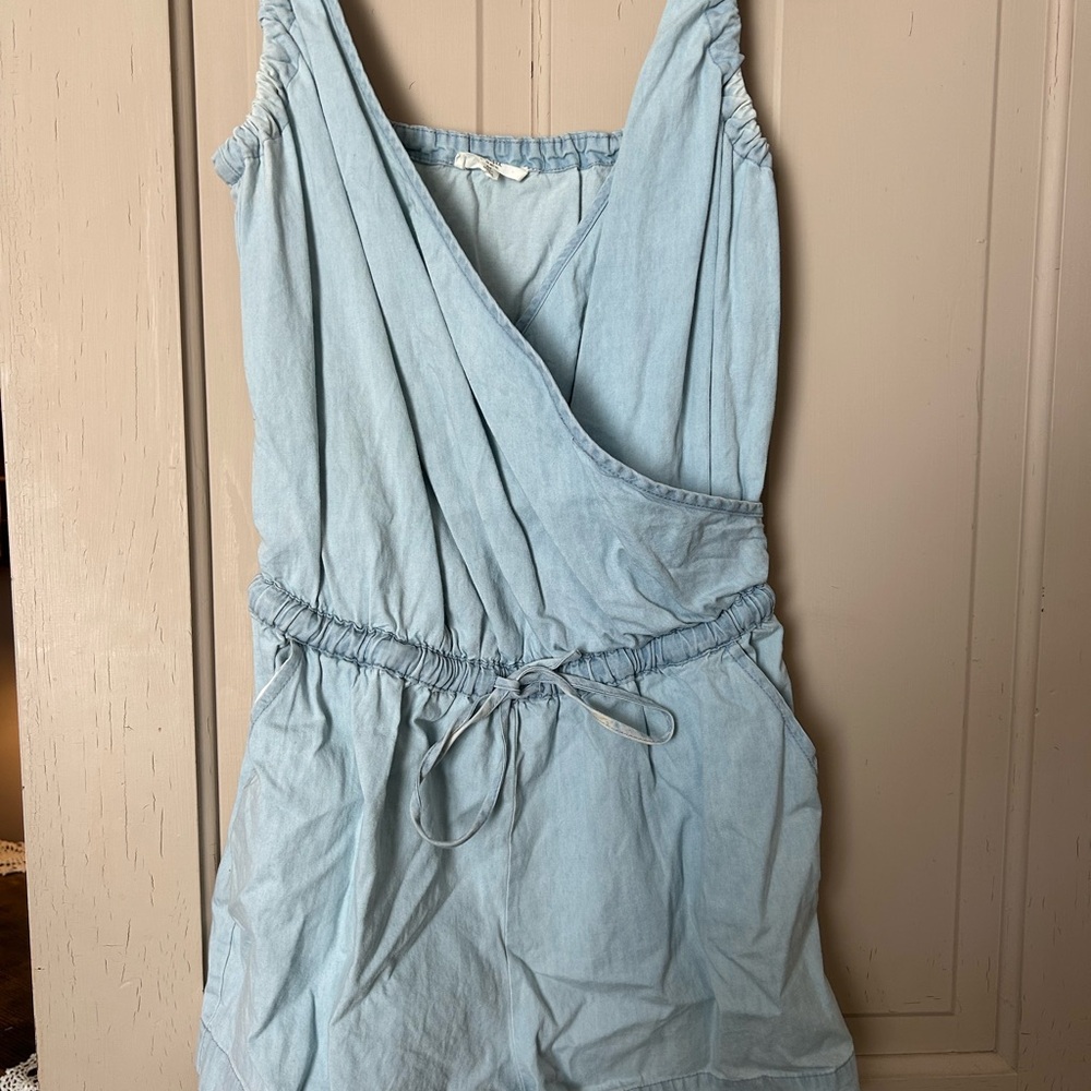 Light Denim Women’s  Romper- Medium